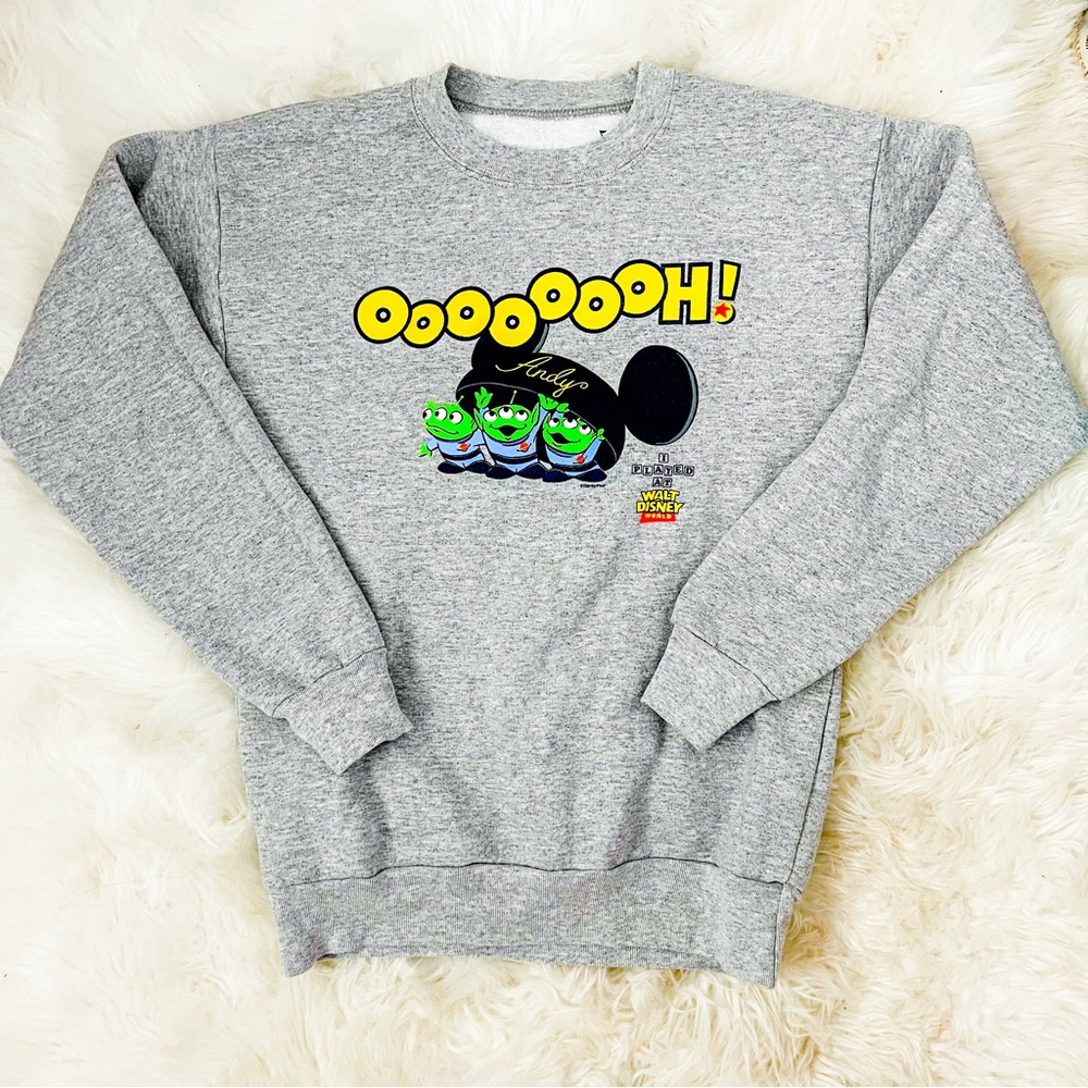 Disney Toy Story Aliens “I Played At Disney world Resort” Sweater Youth Size L